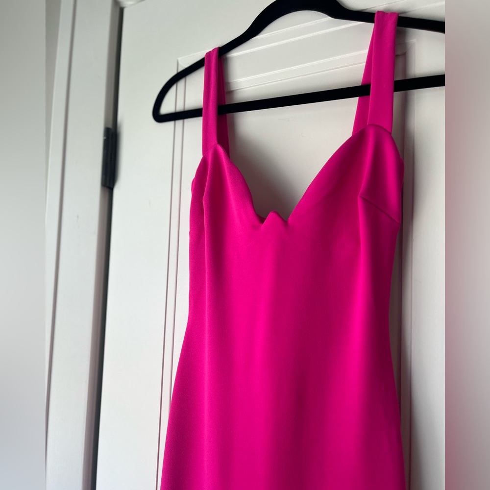 NWT $329 Revolve Nookie Romance Sweetheart Gown Maxi Dress Pink Fuchsia XS - Picture 11 of 12